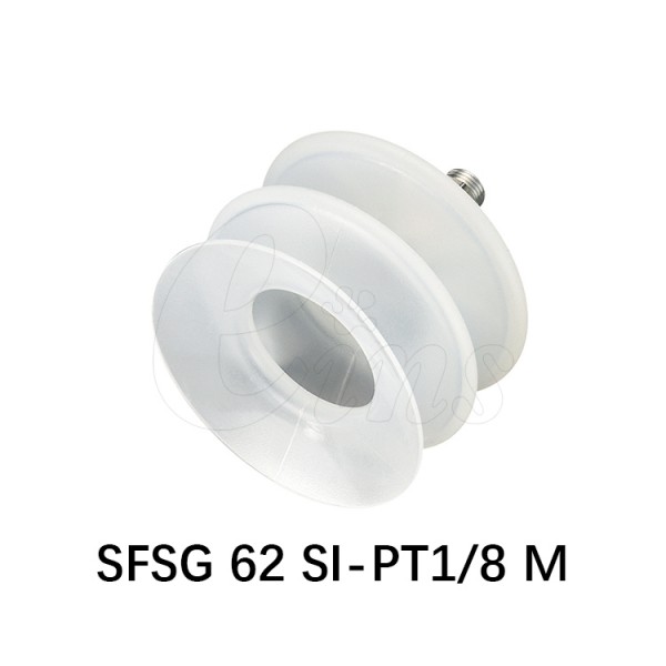 带金具吸盘(波纹管式2.5段)硅胶φ62.2